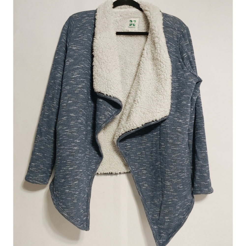 GreenTea open cardigan size large